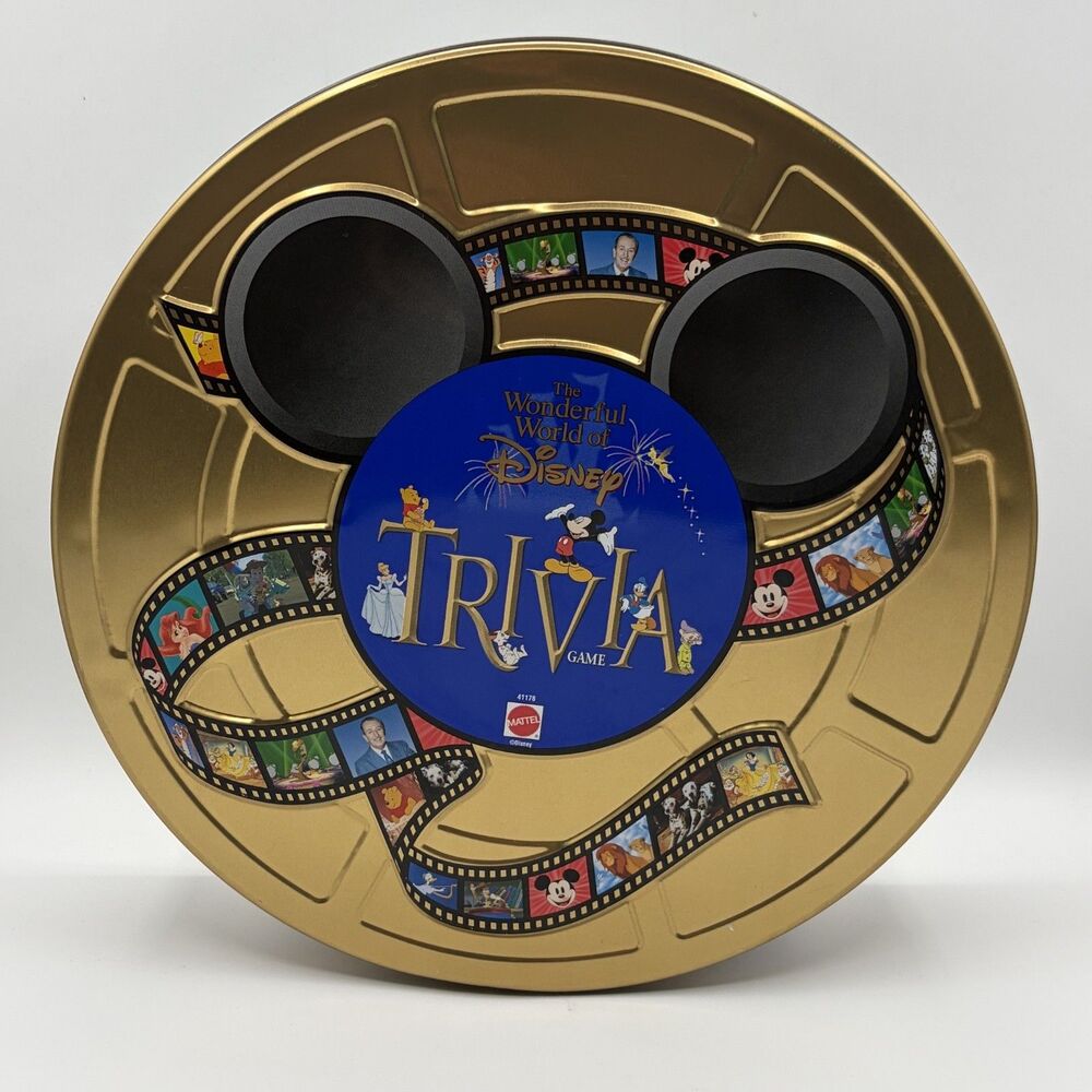 The Wonderful World Of Disney Trivia Trivial Pursuit Board Game 1997 Complete